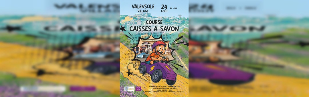 Course de caisses à savon à Valensole