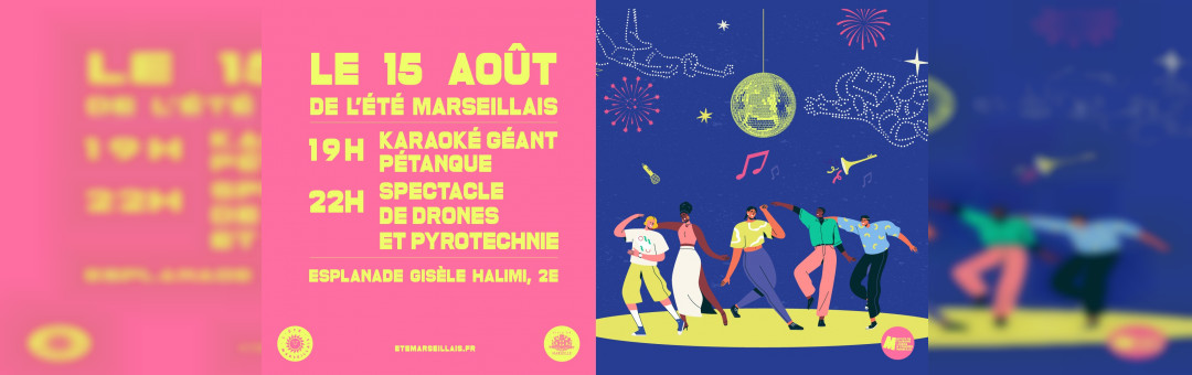 Le 15 Août de l’été marseillais : Karaoké, spectacle de drônes, pyrotechnie au J4 !