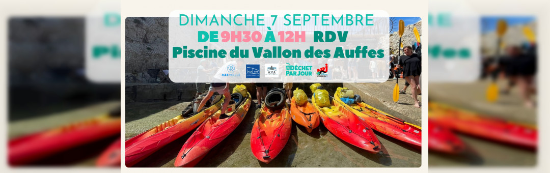 Ramassage de déchets au Vallon des Auffes