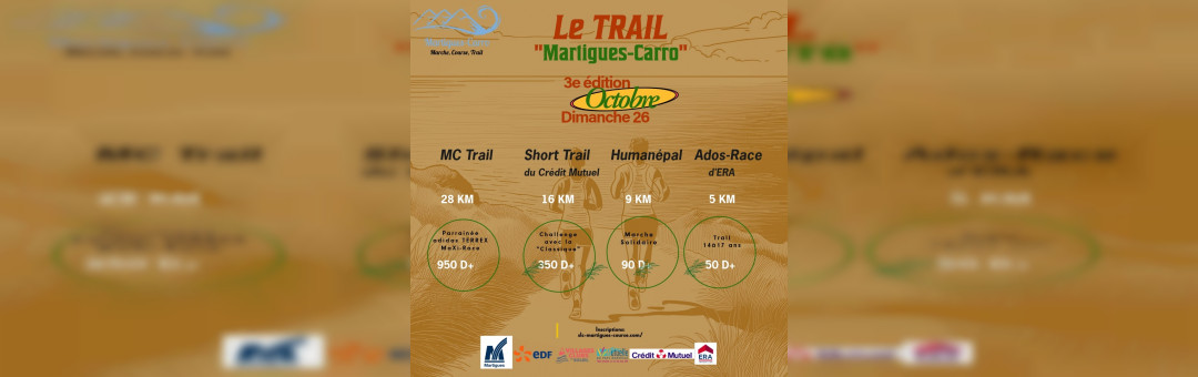 MARTIGUES-CARRO : Le TRAIL