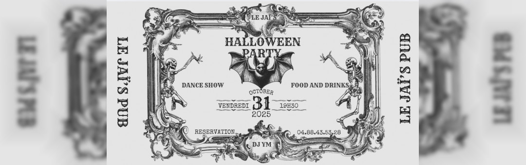 Halloween Party au Jaï’s