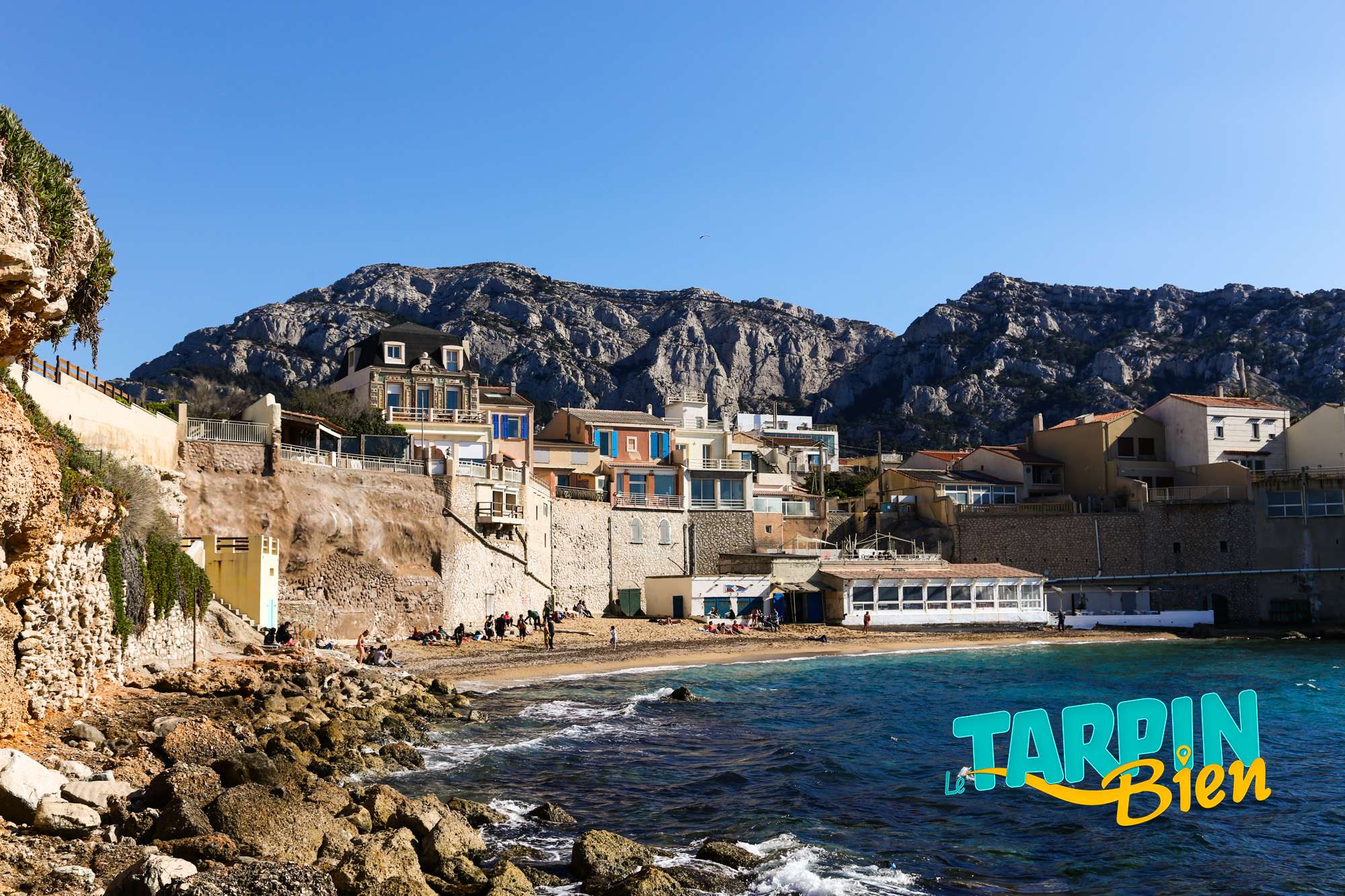 Plage Des Phocéens Ou De Labri Côtier Tarpin Bien