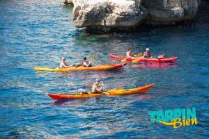 Kayak dans les calanques