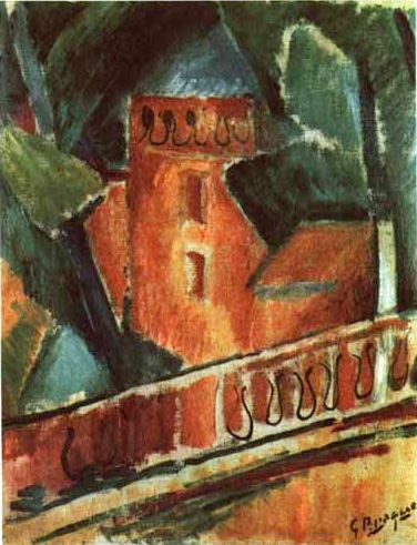 Terrasse à l'Estaque - Georges Braque - 1908