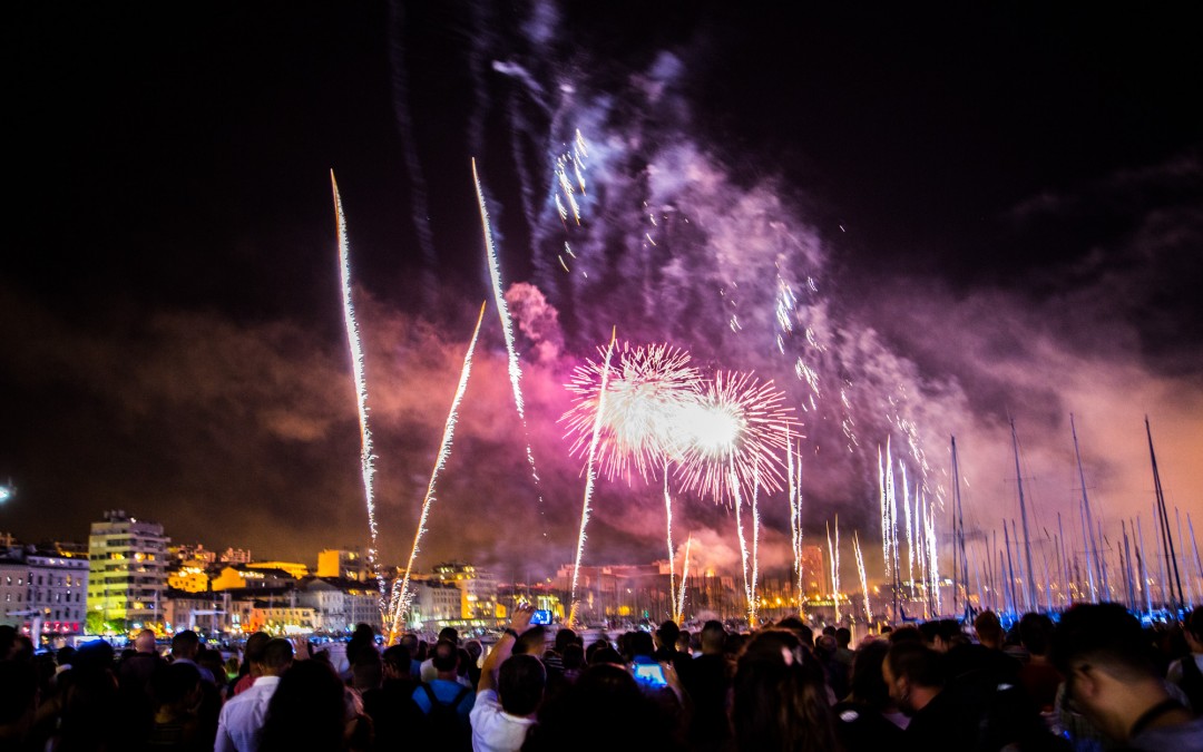 Feu d&rsquo;artifice à Marseille – Reportage photo
