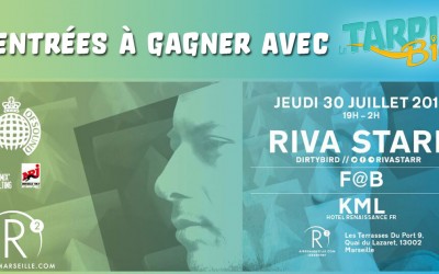 Gagnez 2 entrées pour la soirée présentée par Ministry Of Sound le 30 Juillet 2015 à 18h au R2 Rooftop avec RIVA STARR, F@B et KML