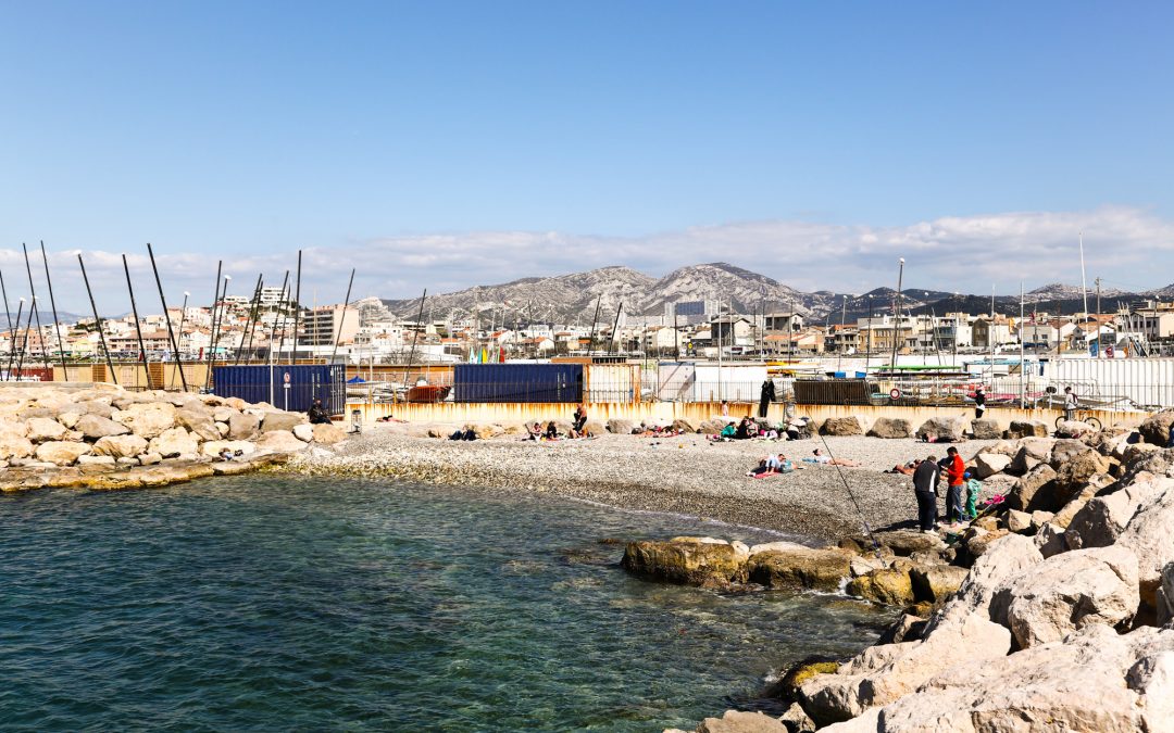 Plage du port de la Pointe Rouge