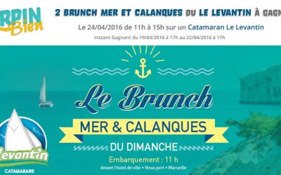 2 brunch Mer & Calanques du Levantin à gagner pour le 24 Avril