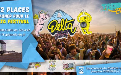 3×2 places à gagner pour le Delta Festival le 2 Juillet sur l’Esplanade du J4