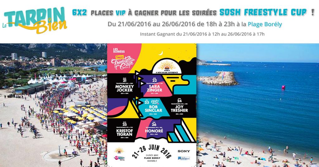 6×2 places VIP à gagner pour les soirées de la Sosh Freestyle Cup