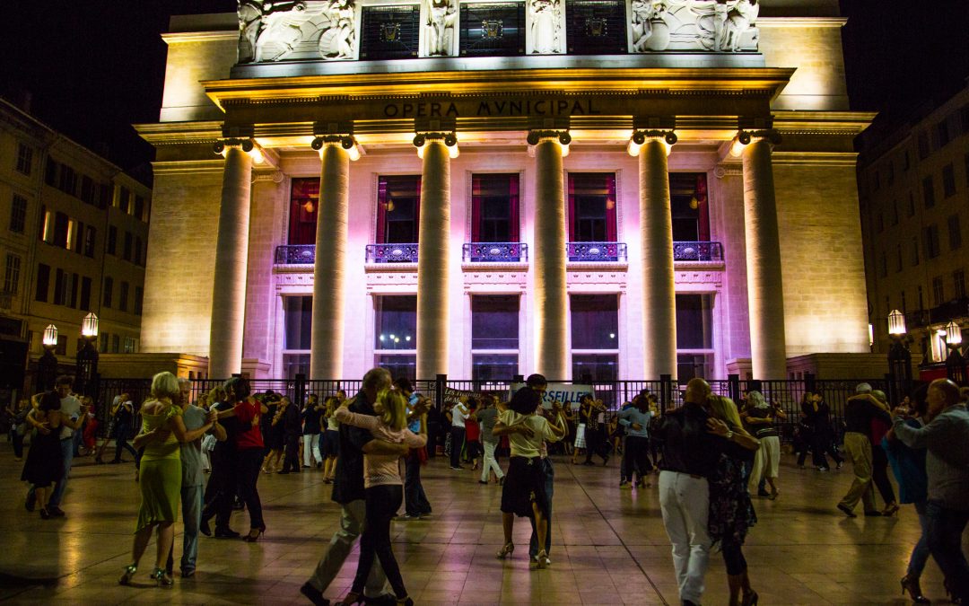 Milonga en plein air parvis de l’Opéra de Marseille