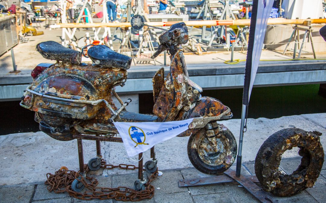 Nettoyage du vieux port de Marseille