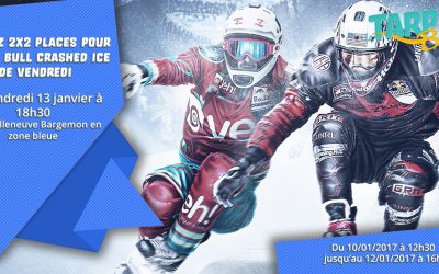 2×2 places pour la Red Bull Crashed Ice de vendredi !