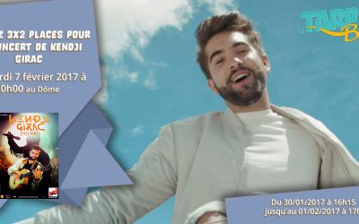 3×2 places pour le concert de Kendji Girac !