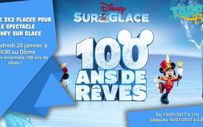 3×2 entrées pour le spectacle Disney sur Glace !