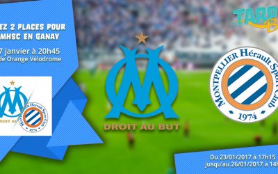 2×1 places pour le match OM/MHSC !