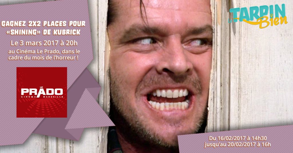 2×2 places pour « Shining » de Kubrick