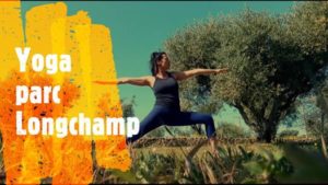 Yoga en plein air parc Longchamp