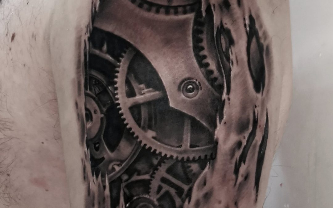 Les chats mécaniques tattoo