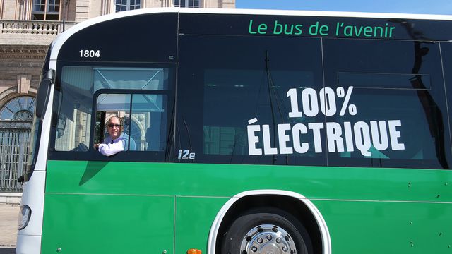 Bus 100% électrique à Marseille