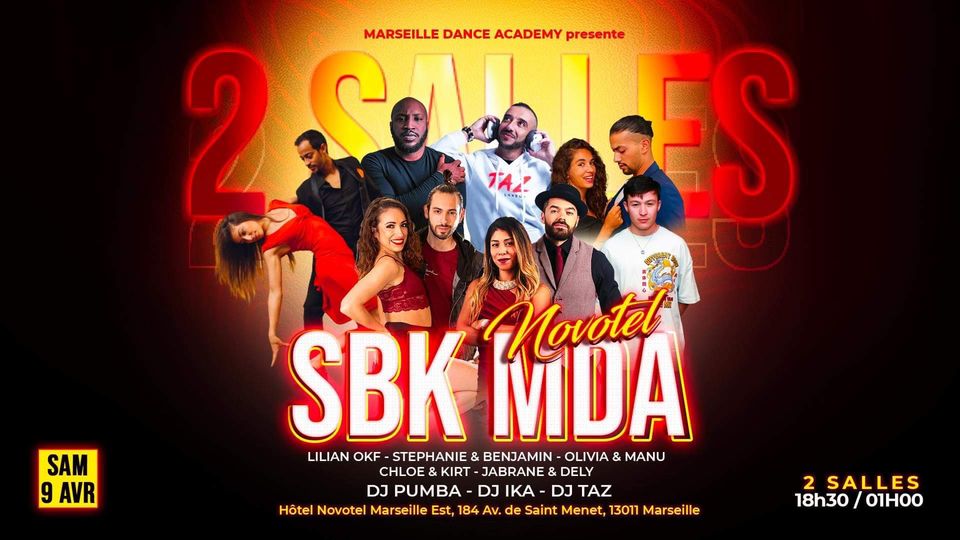 Stage et Soirée SB/K au Novotel – 2 SALLES – 3 AMBIANCES
