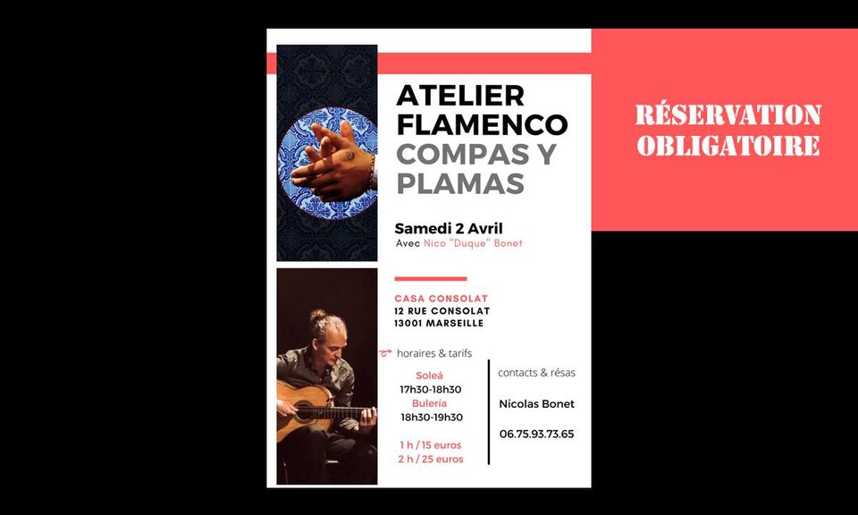 Atelier de Palmas y Compas (Rythmes FLAMENCOS)