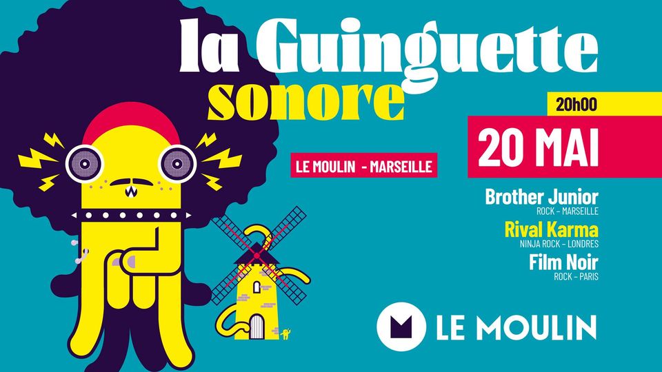 La Guinguette Sonore au Moulin: Brother Junior – Rival Karma – Film Noir