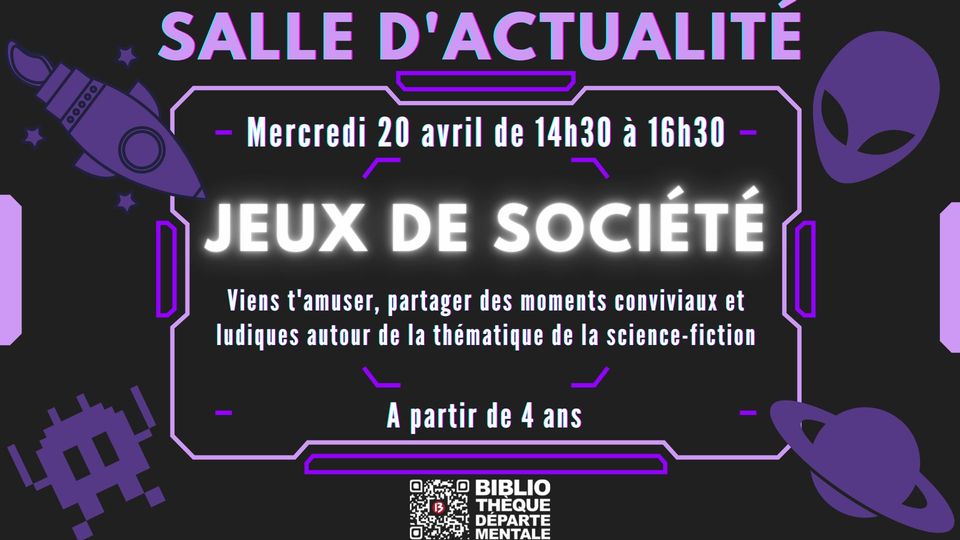 [SDA – JEUX DE SOCIÉTÉ