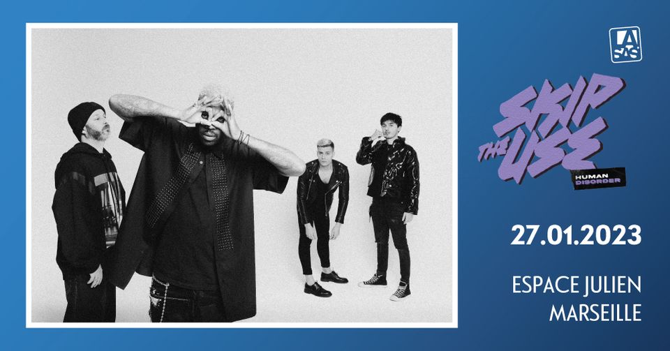Skip The Use en concert à Marseille !