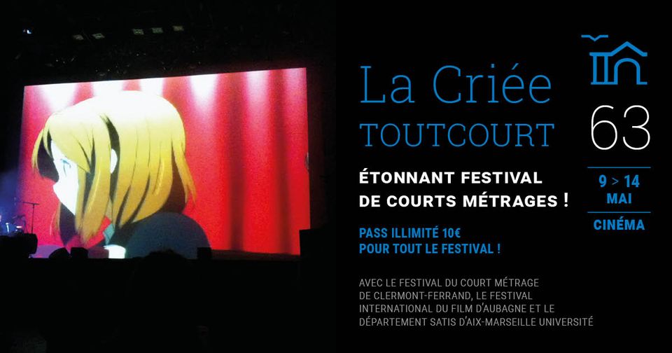 63 | La Criée TOUTCOURT — Festival de courts métrages
