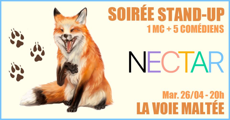Soirée STAND-UP COMEDY avec LE NECTAR