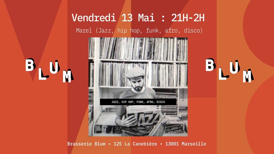 Soirée Jazz// hip hop // Funk // Afro // Disco avec Marel Radio Grenouille