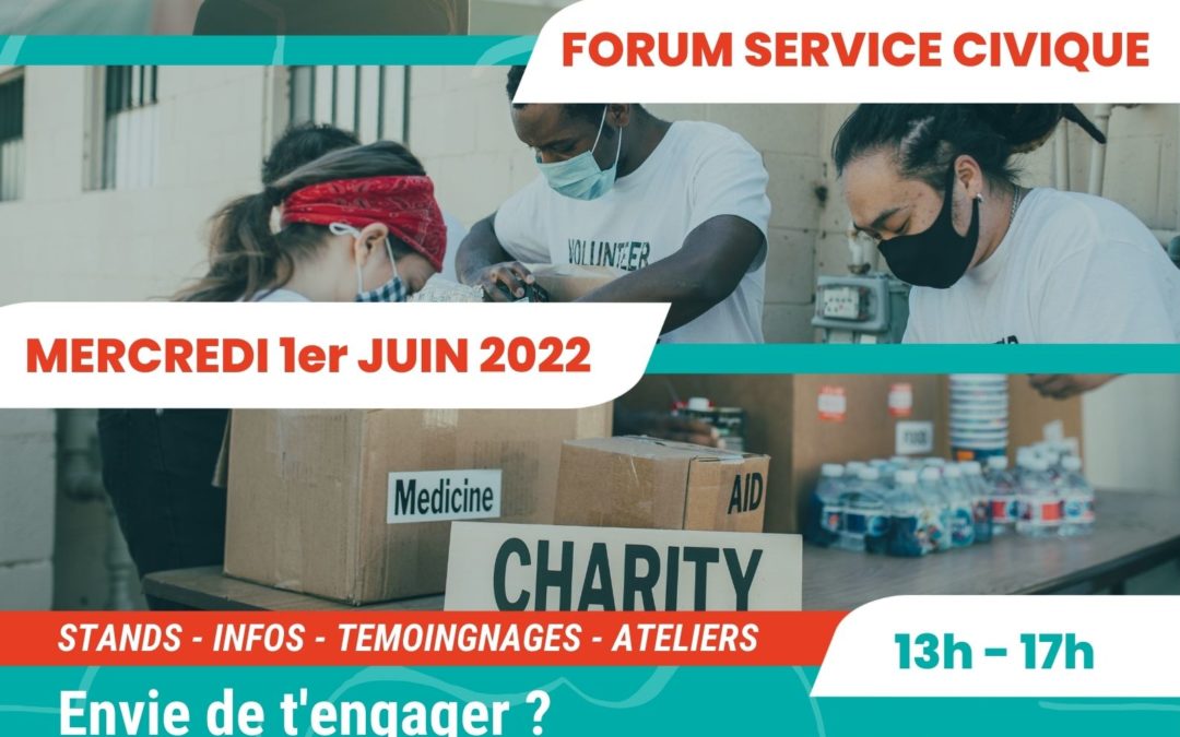 Forum Service Civique – 1er juin 13h – 17h Info Jeunes PACA