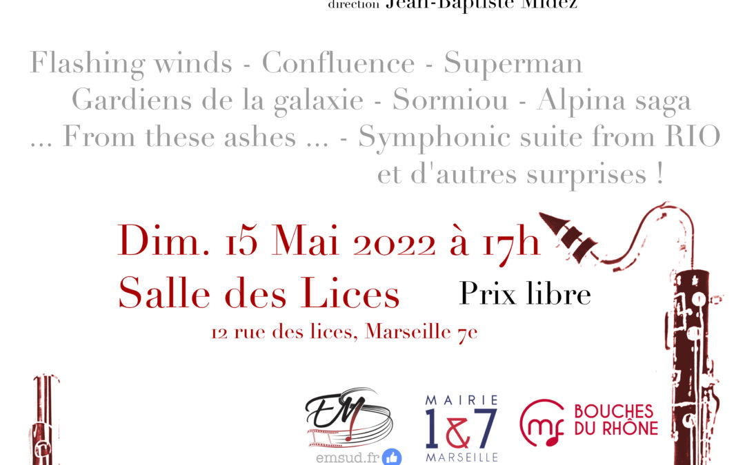 CONCERT DE L&rsquo;ENSEMBLE MUSICAL DU SUD