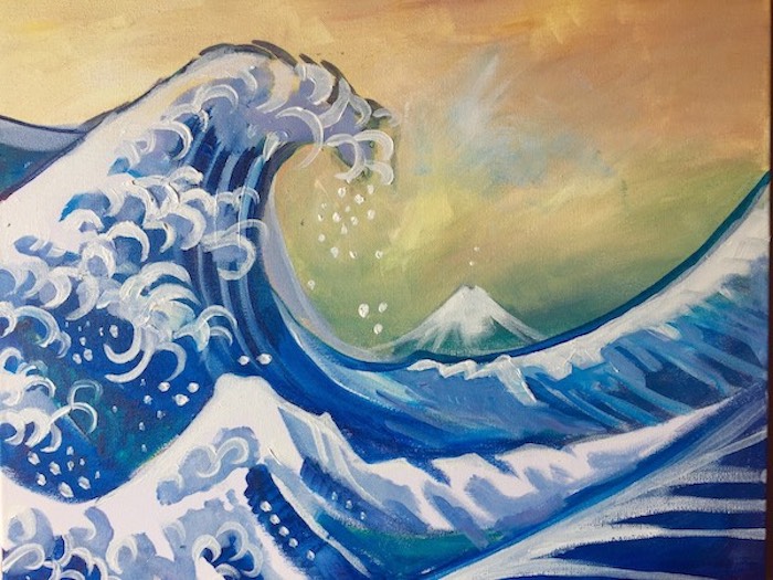 Happy Paint Marseille – La vague d&rsquo;Hokusai
