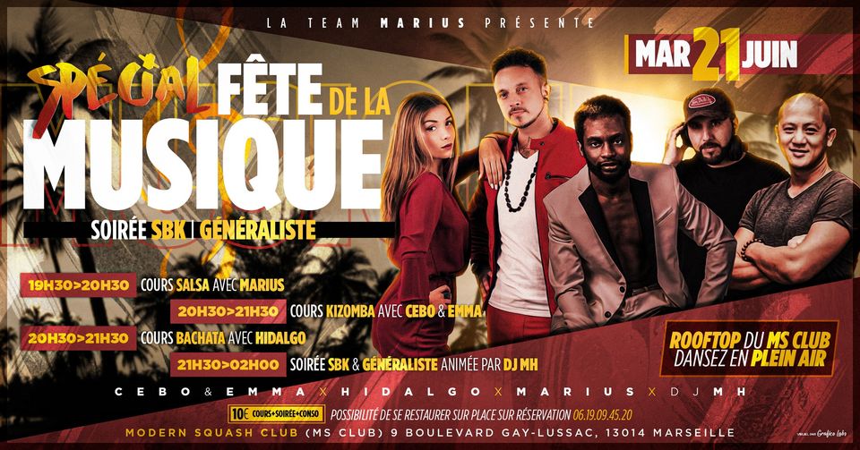 Soirée SBK généraliste spécial fête de la musique du MS