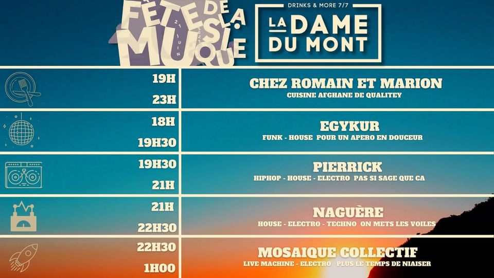 FÊTE DE LA MUSIQUE DE LA DAME DU MONT