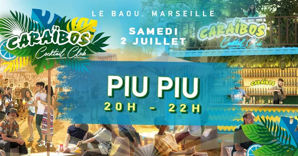 CARAÏBOS COCKTAIL CLUB x PIU PIU  // Le Baou (Marseille)