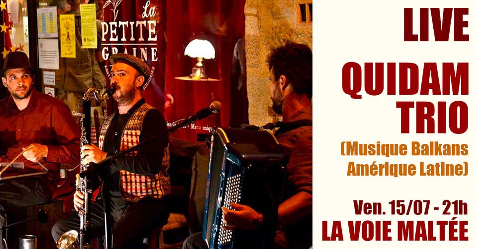 BALKANS SESSIONS LIVE : Quidam Trio