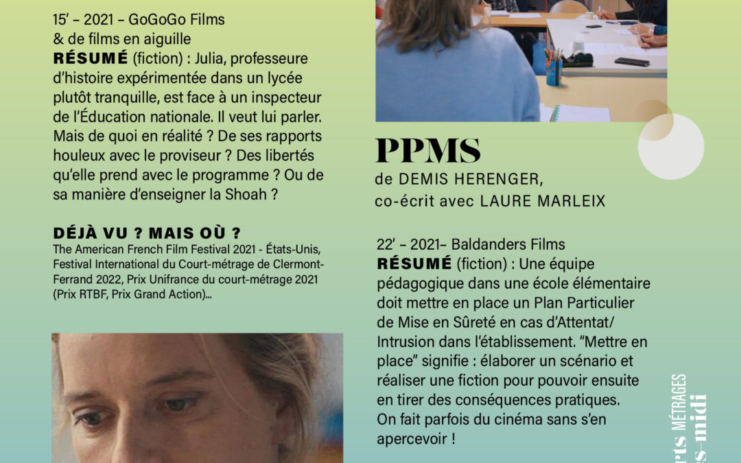 Des courts métrages au Miroir
