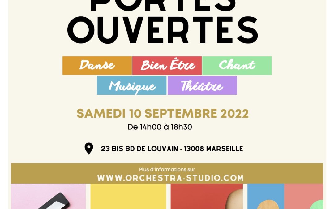 JOURNEES PORTES OUVERTES CHEZ ORCHESTRA STUDIO
