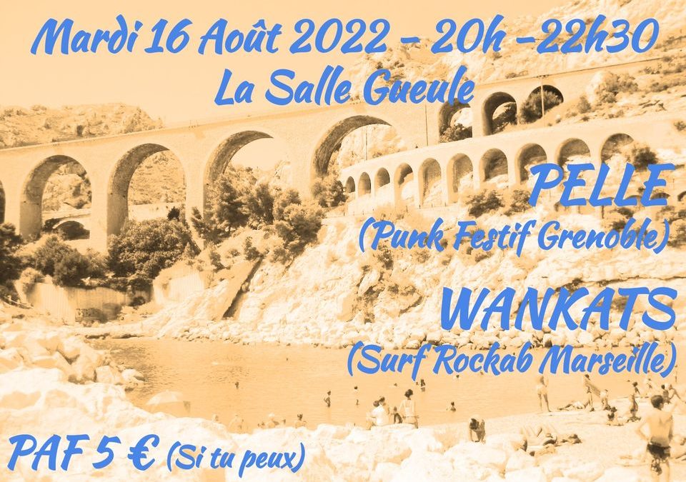 PELLE (Punk Festif) + WANKATS (Surf Rockab)