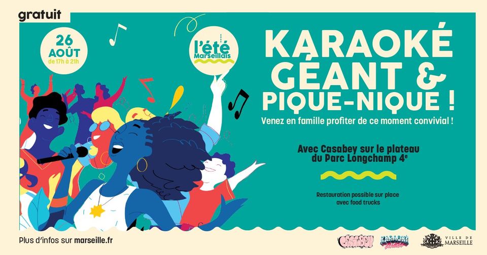 Karaoké géant et pique-nique
