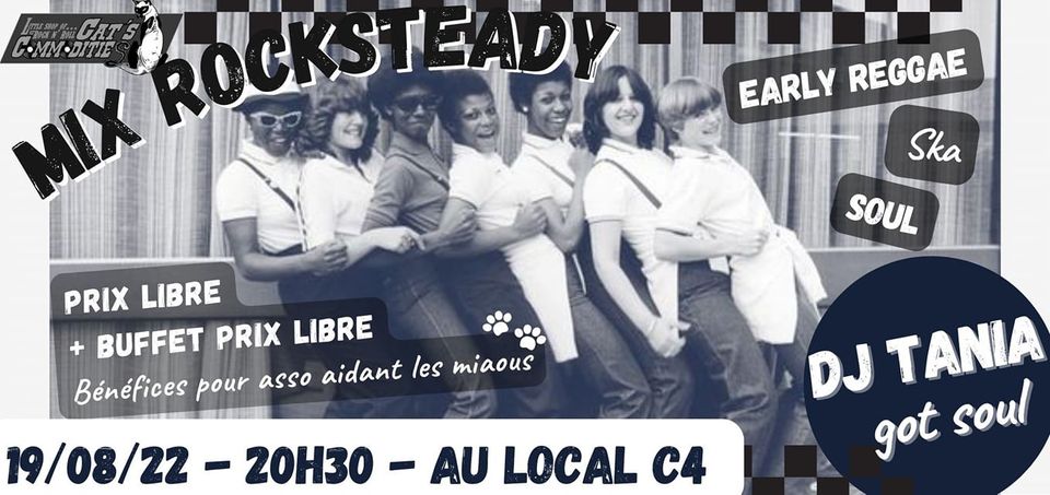 DJ Set Tania got soul Rocksteady/ska/early reggae  @Cat&rsquo;s commodities