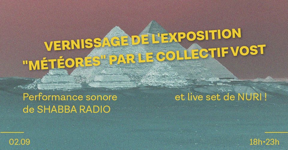 Vernissage VOST // SHABBA RADIO // NURI (𝑙𝑖𝑣𝑒 𝑠𝑒𝑡)