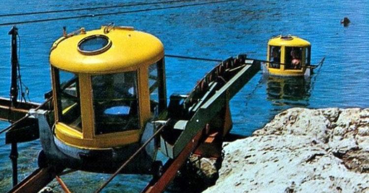 L’histoire du téléscaphe : le premier téléphérique sous-marin au monde !