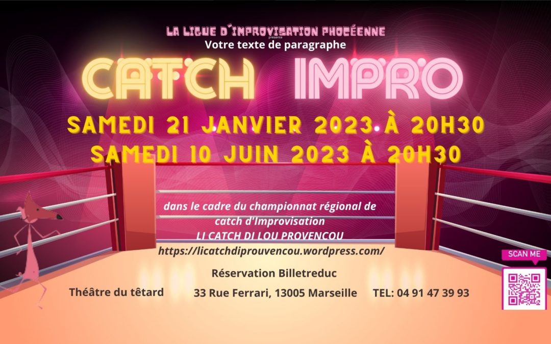 CATCH D&rsquo;IMPROVISATION THEATRALE