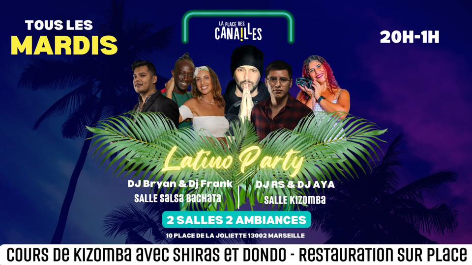 Latino Party & Salsa Bachata // 2 salles 2 ambiances aux Docks @La place des Canailles