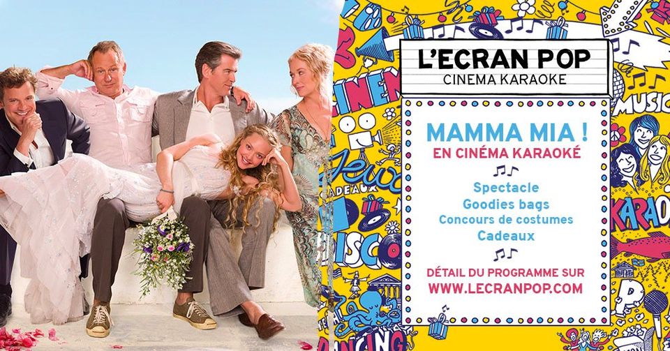 MARSEILLE-L&rsquo;Ecran Pop. Cinéma Karaoké. Mamma Mia !