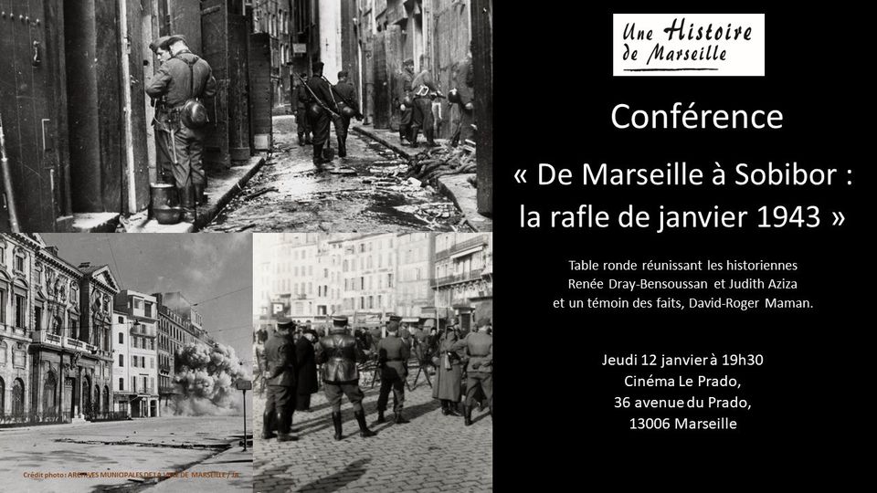 « De Marseille à Sobibor : la rafle de janvier 1943 » – conférence